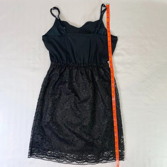 Xhilaration Size S Black Ruffle and Lace Dress Sleeveless Mini Lined - Picture 9 of 13